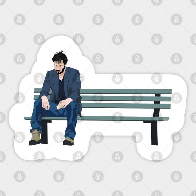 Sad Keanu Sticker by FutureSpaceDesigns